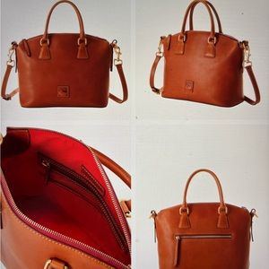 Dooney & Bourke Florentine Domed Satchel..color: Natural